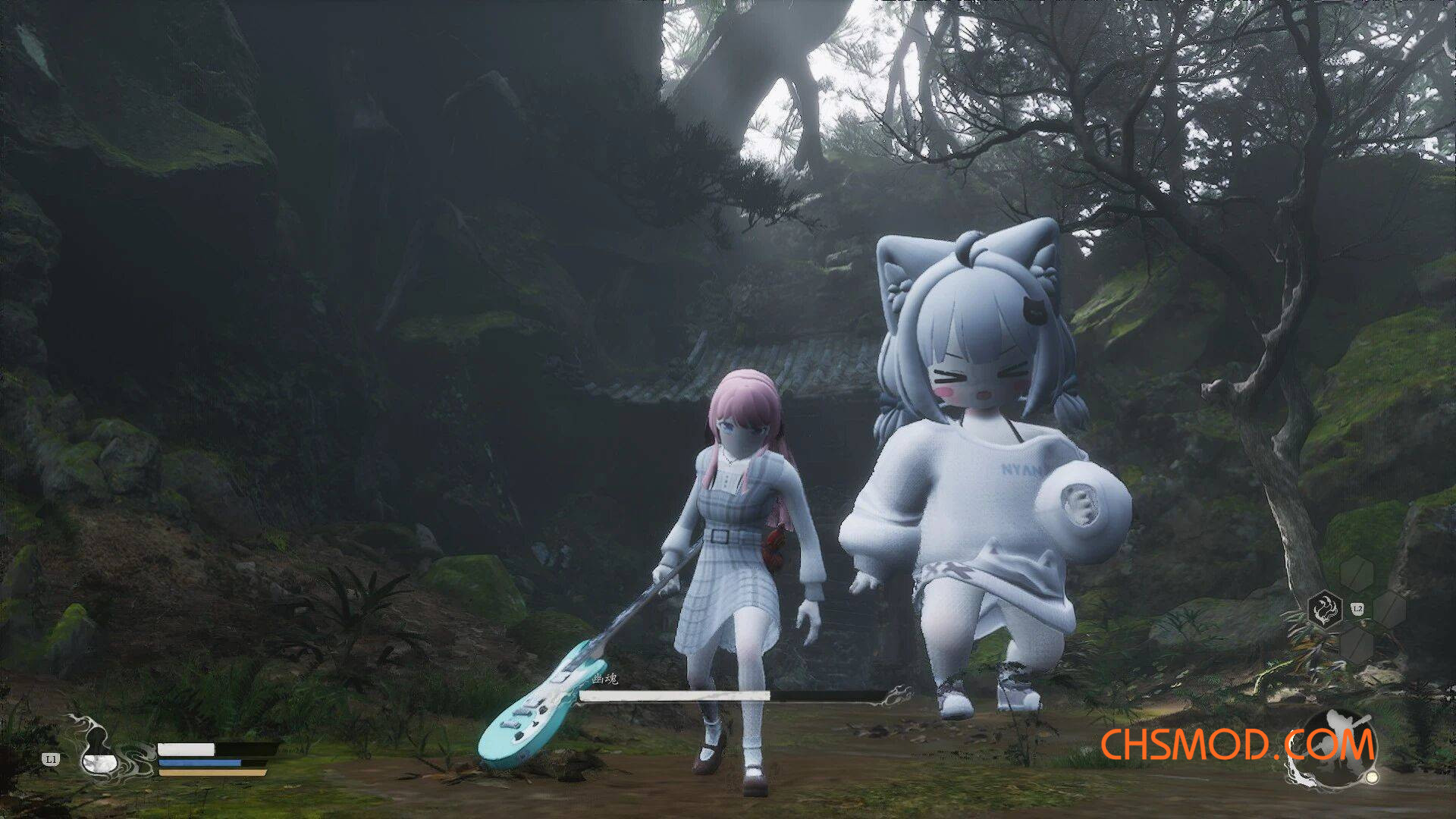 《黑神话：悟空》猫娘麻薯替换幽魂MOD