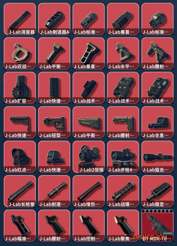 《逃离鸭科夫》更多原装升级配件和武器升级MOD