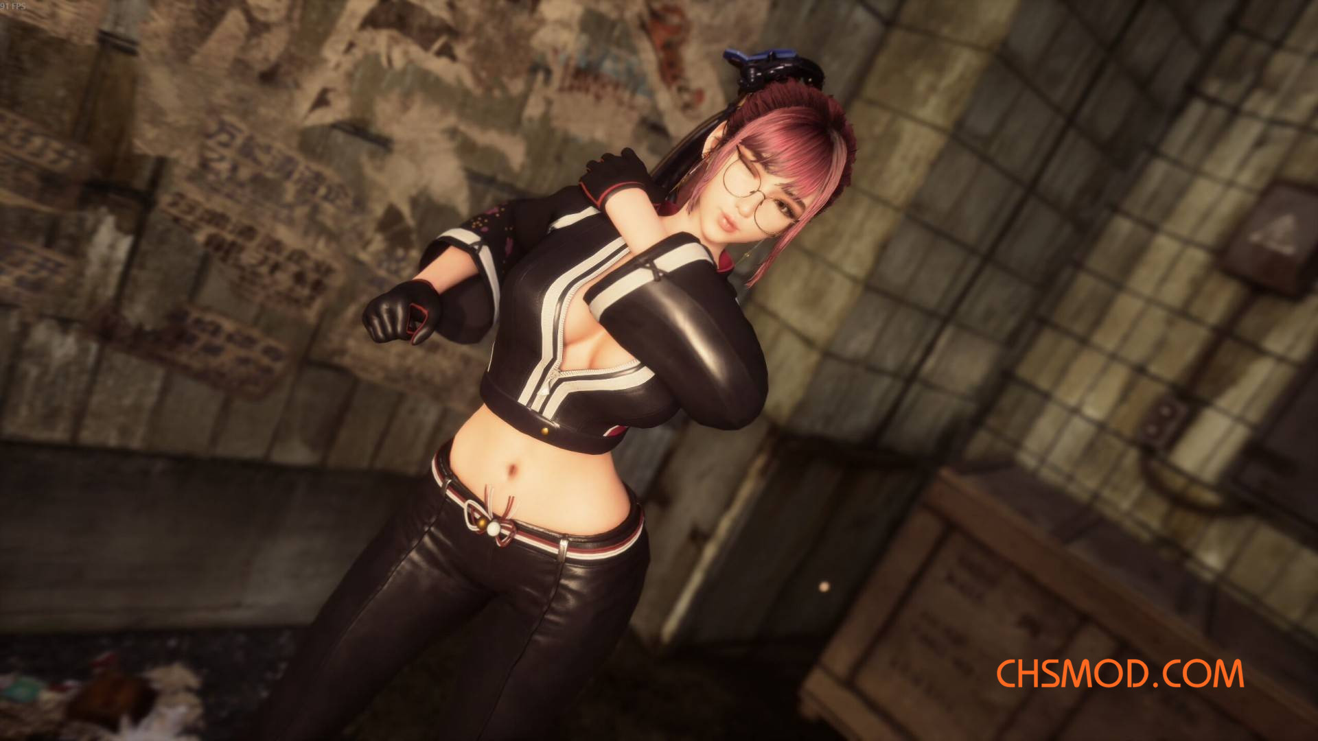 《剑星》伊芙的街头霸王火舞机车服MOD