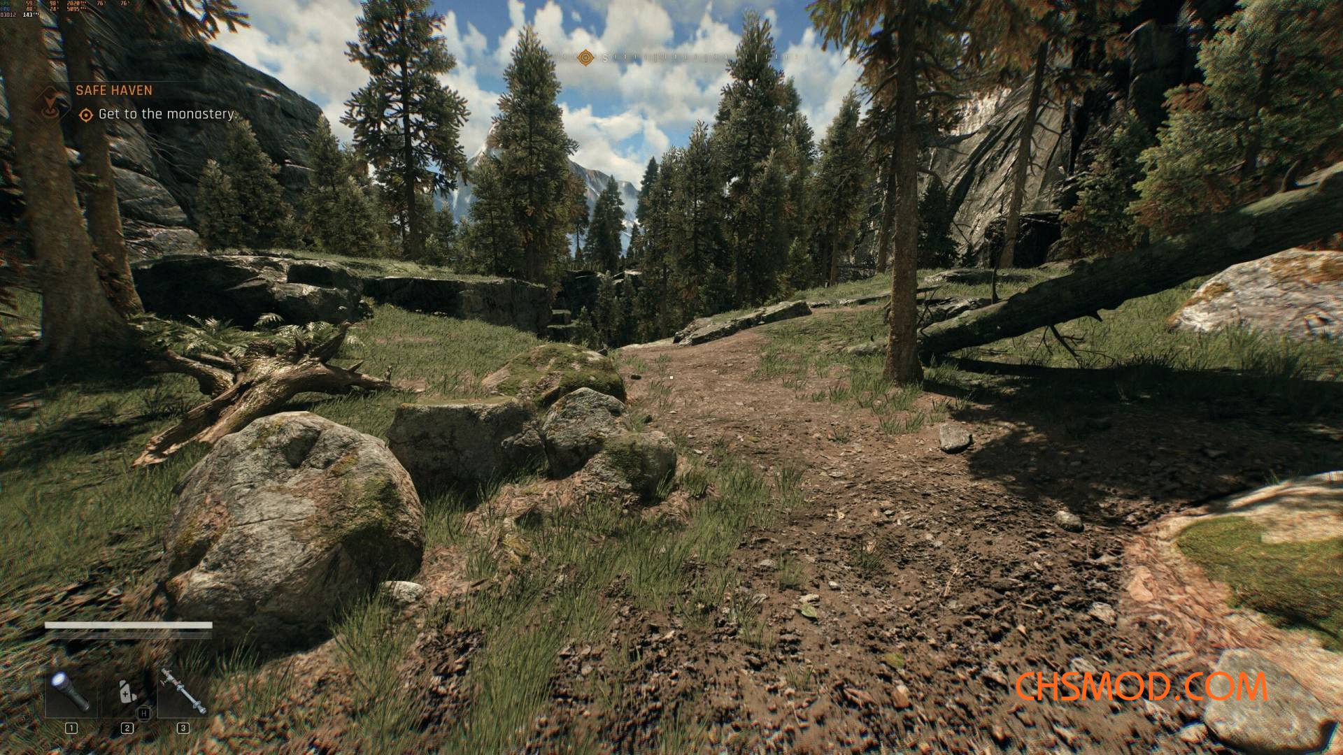 《消逝的光芒：困兽》更大的游戏视角MOD