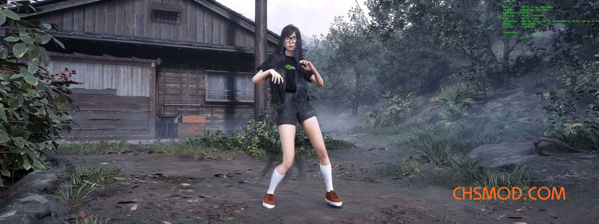 《寂静岭f》雏子的舞蹈动画MOD