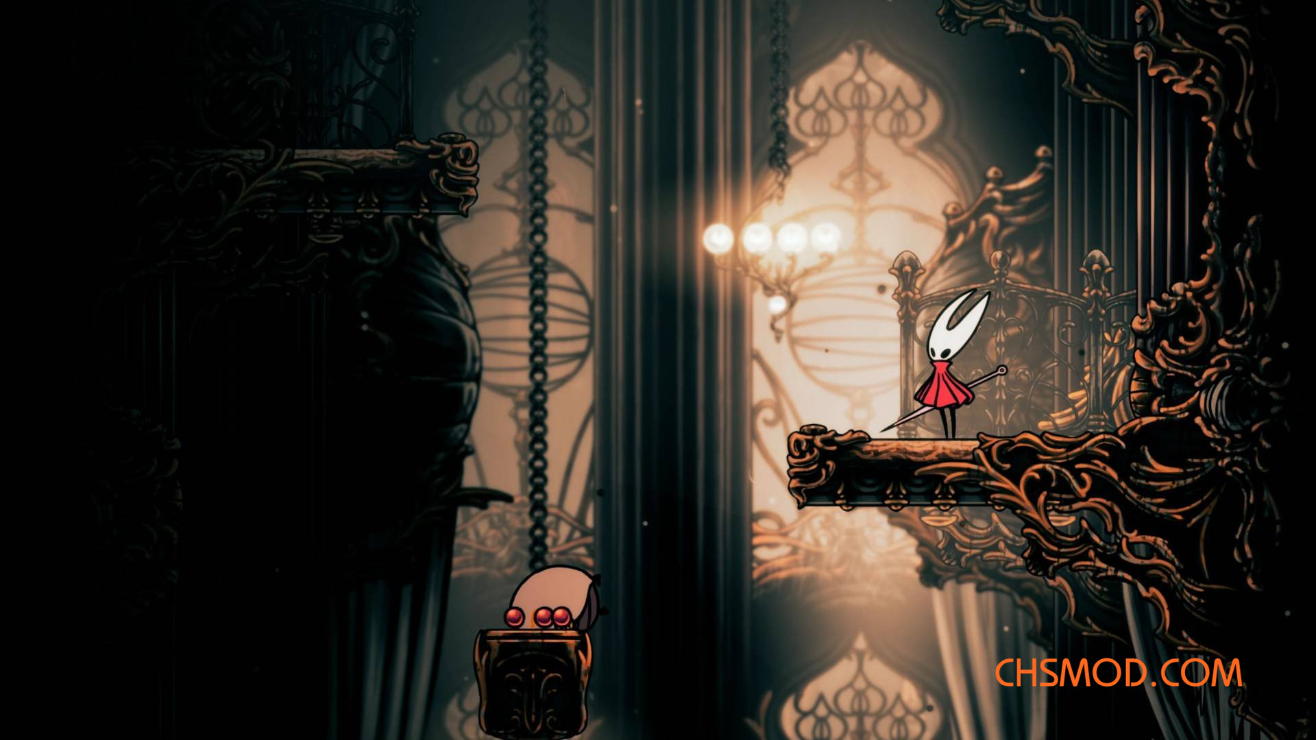 《空洞骑士：丝之歌》改进的模糊背景MOD