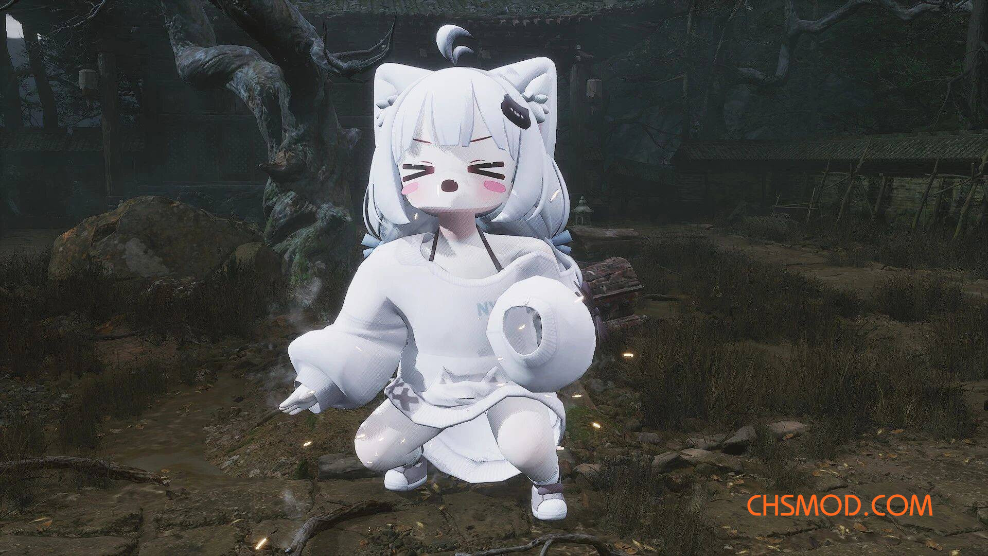 《黑神话：悟空》猫娘麻薯替换幽魂MOD