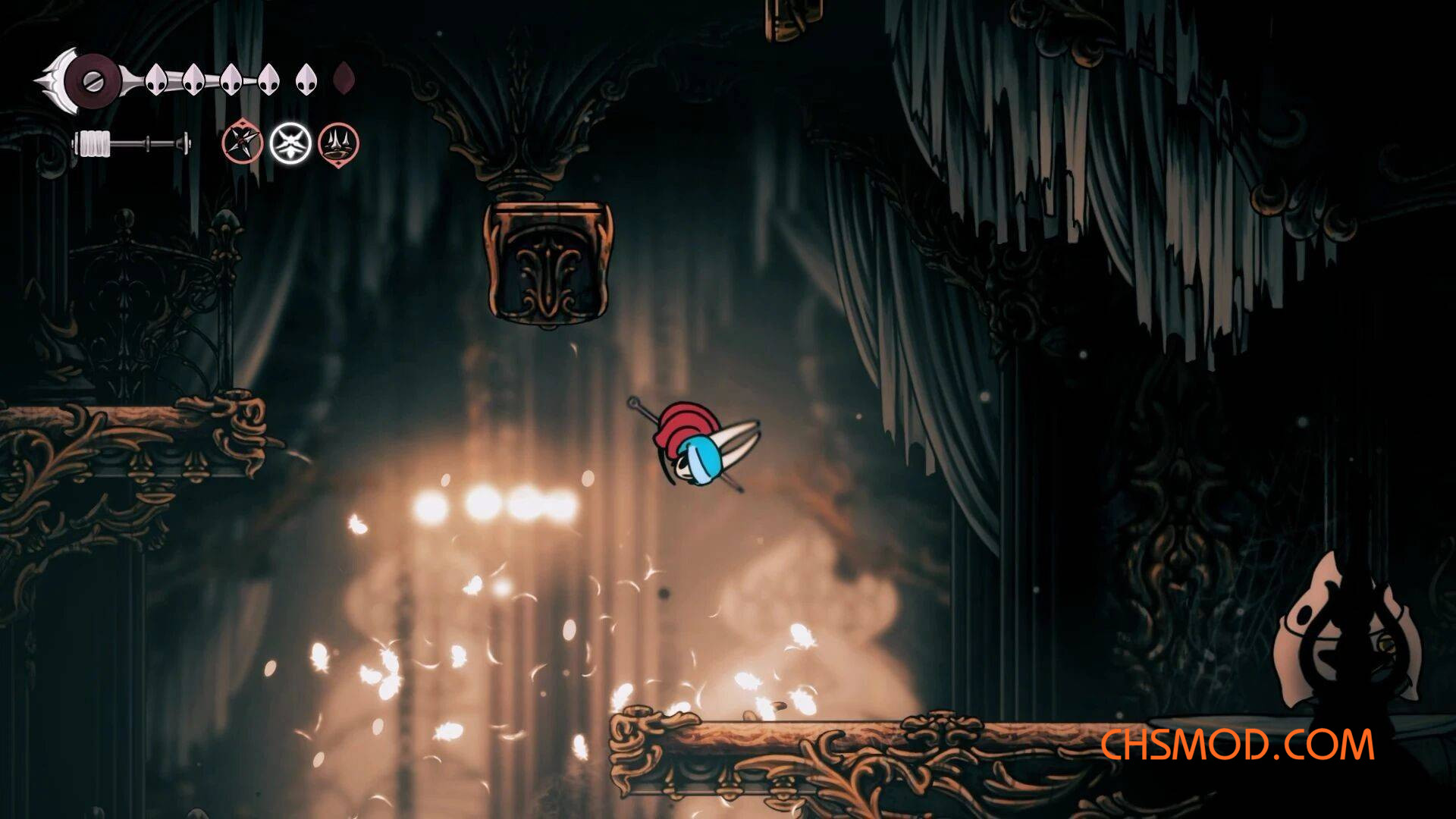 《空洞骑士：丝之歌》大黄蜂的饿了么骑手头盔MOD