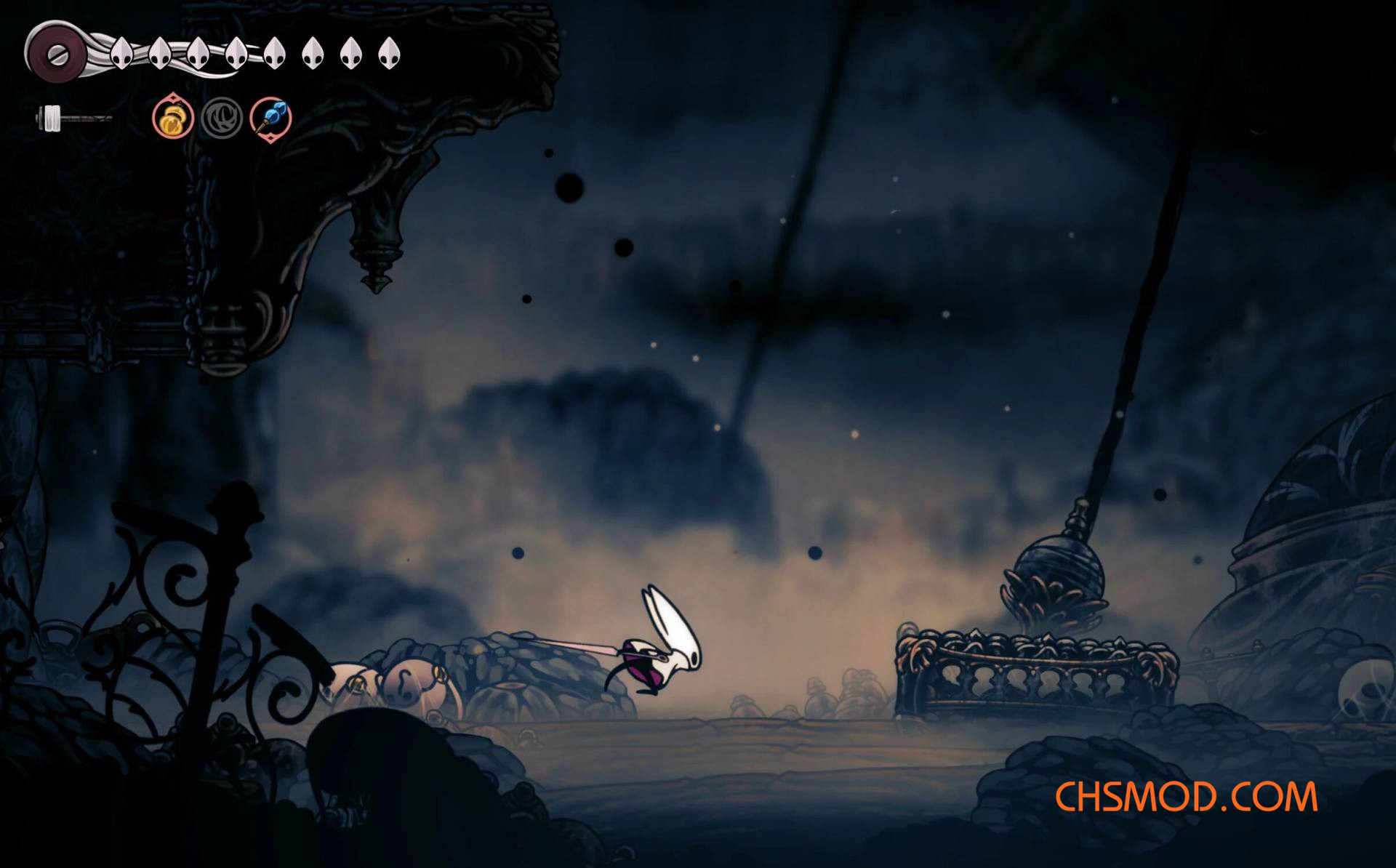 《空洞骑士：丝之歌》大黄蜂的苍白斗篷MOD