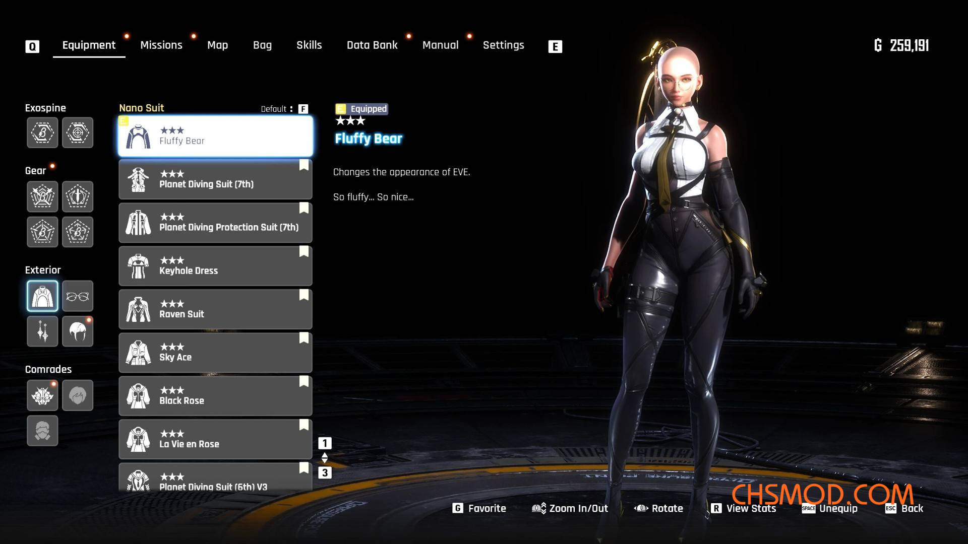 《剑星》替换毛绒熊和粉红熊服装MOD