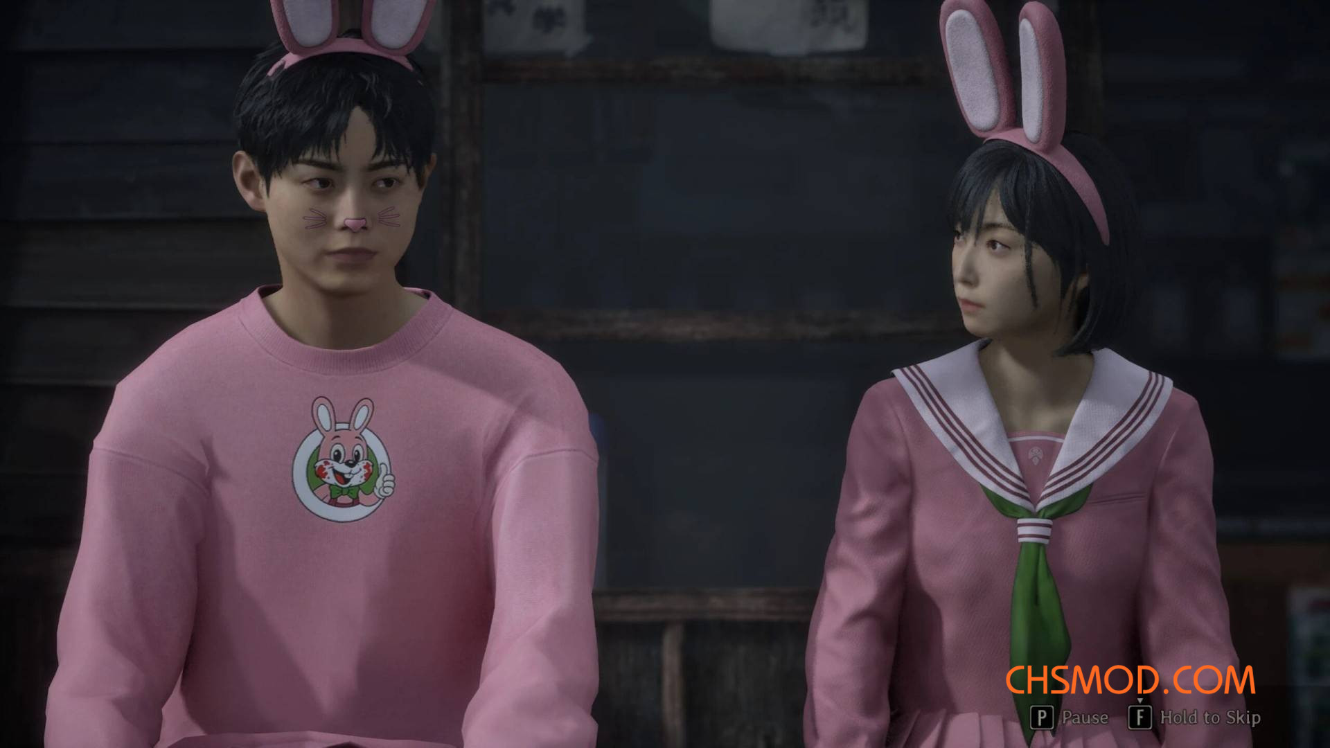 《寂静岭f》修的粉色兔耳装MOD