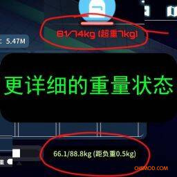 《逃离鸭科夫》更详细的重量状态MOD