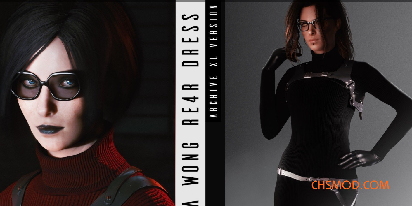 《赛博朋克2077》生化危机4艾达王套装MOD