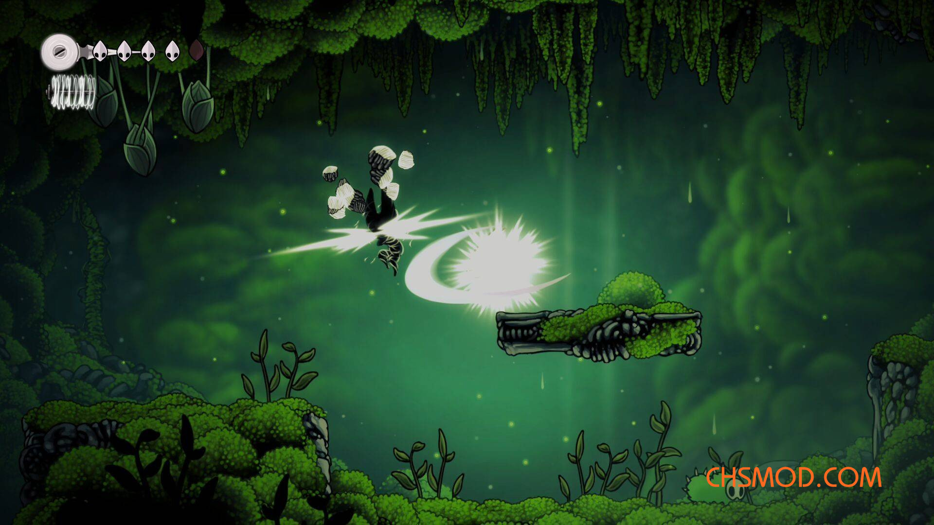 《空洞骑士：丝之歌》没有闪光灯MOD