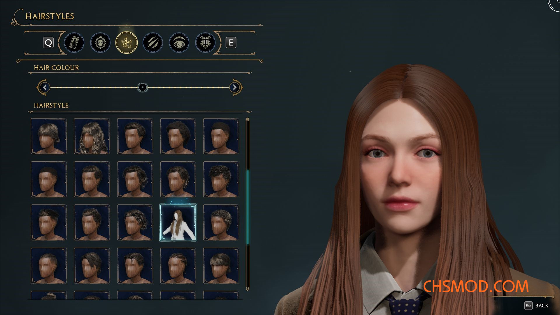 《霍格沃茨之遗》简单长直发MOD