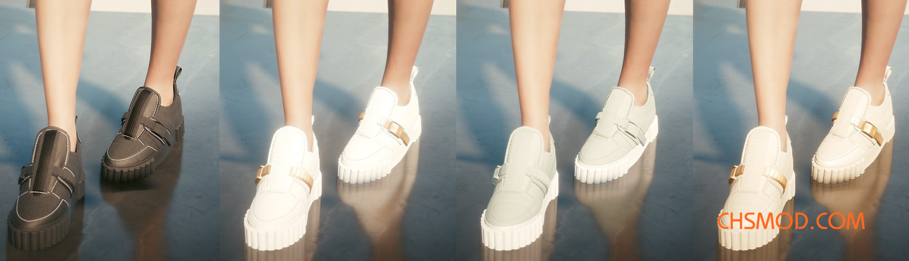 《赛博朋克2077》平底运动鞋MOD