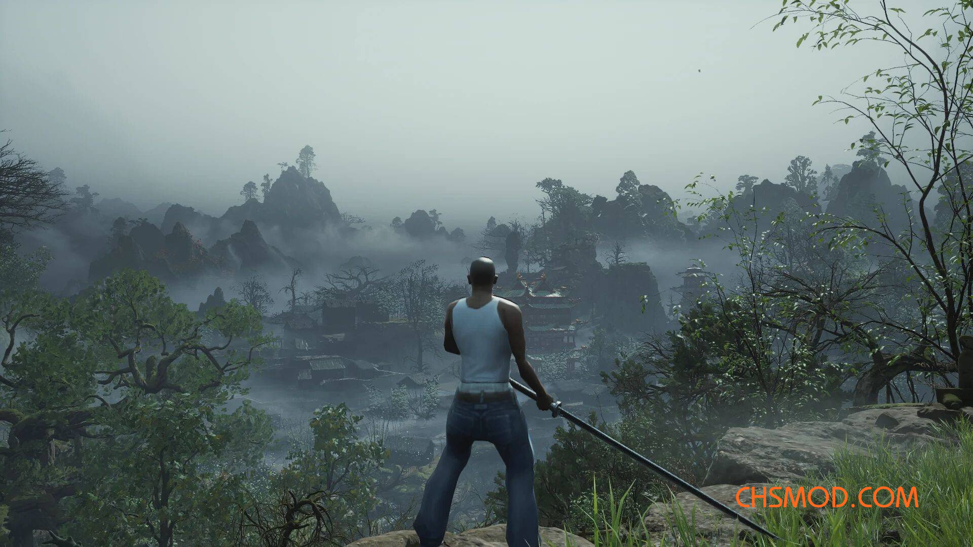 《明末：渊虚之羽》侠盗猎车手卡尔·约翰逊替换无常MOD