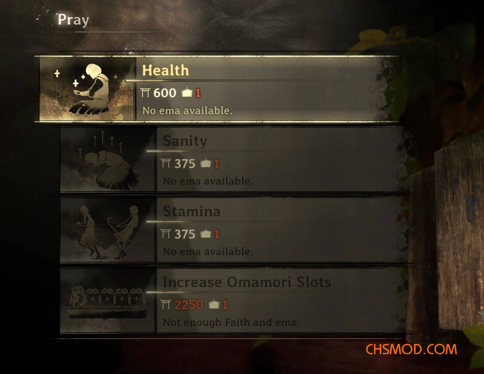 《寂静岭f》降低升级成本MOD