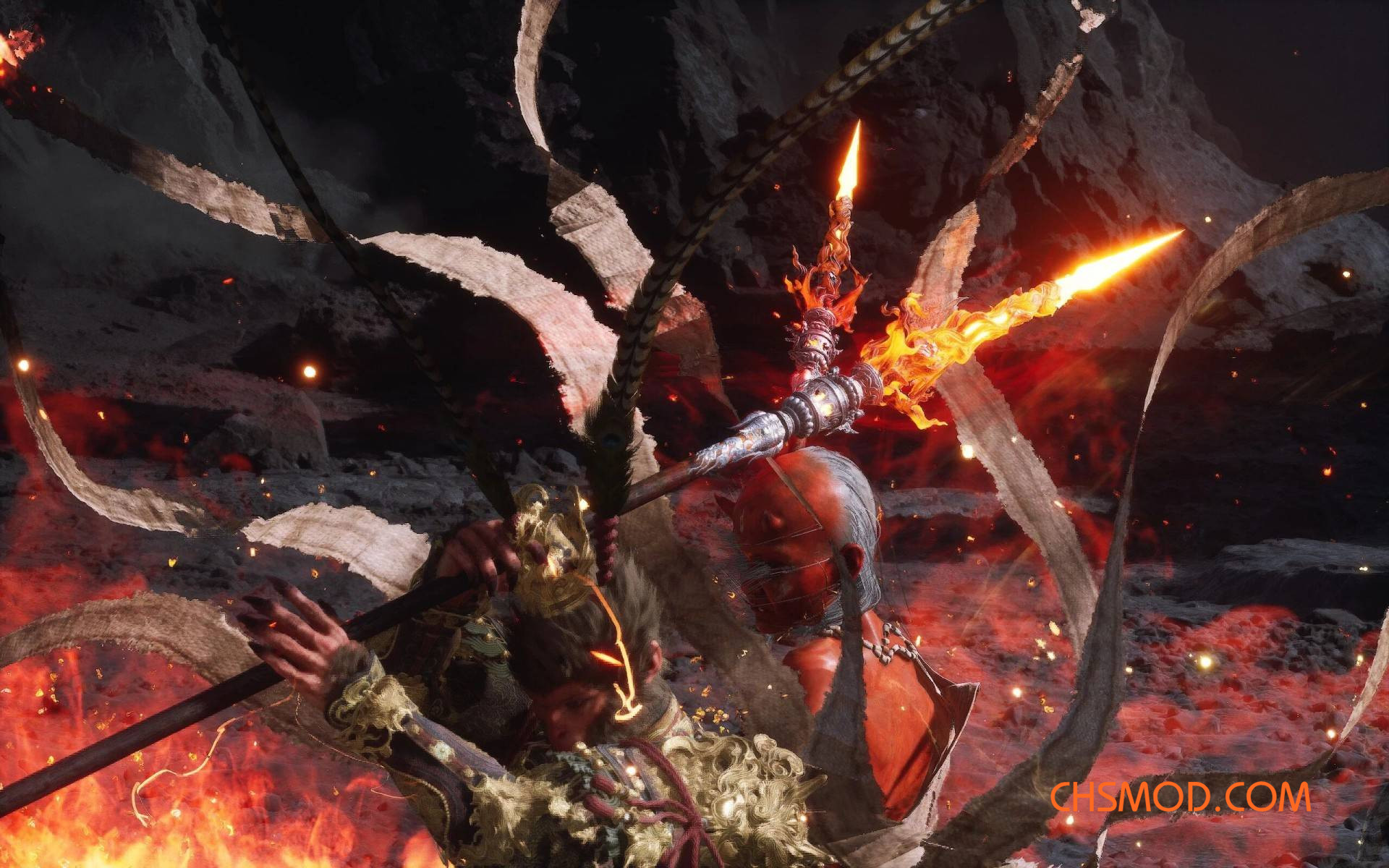 《黑神话：悟空》红孩儿火尖枪MOD