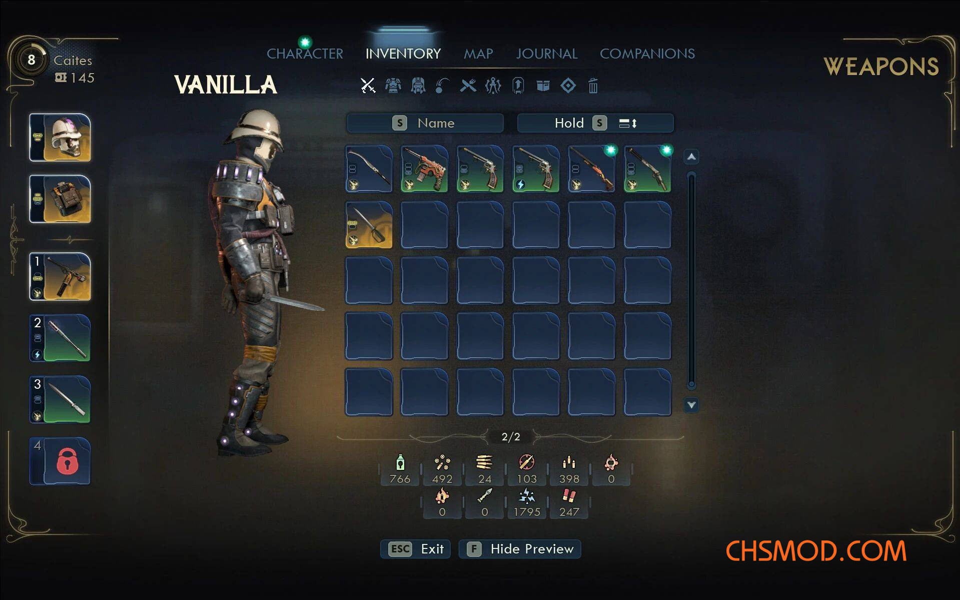 《天外世界2》库存UI调整MOD