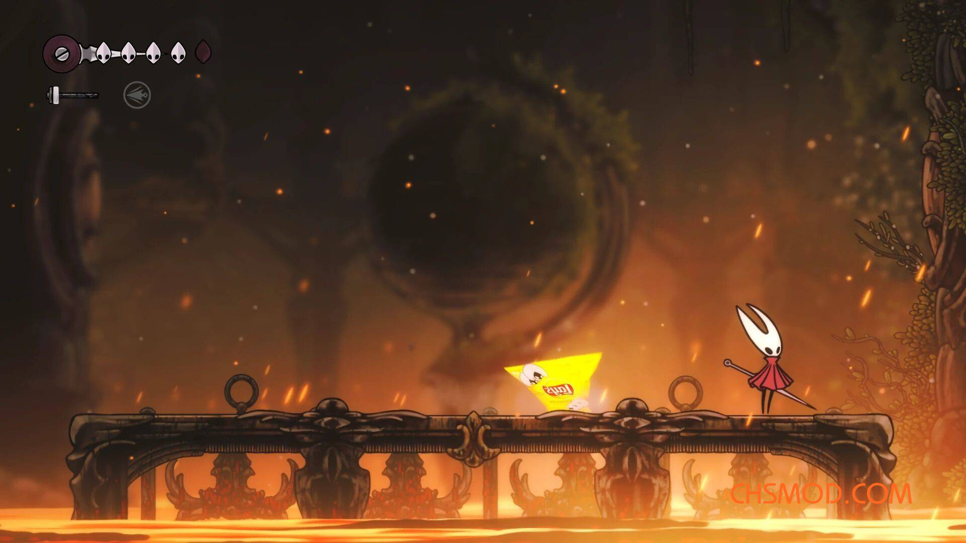 《空洞骑士：丝之歌》乐事薯片替换蕾丝MOD