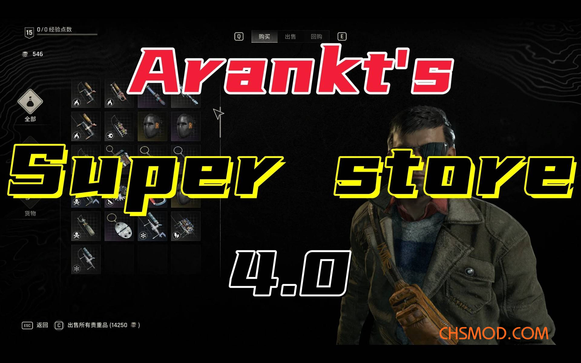 《消逝的光芒：困兽》阿兰克斯超级商店MOD