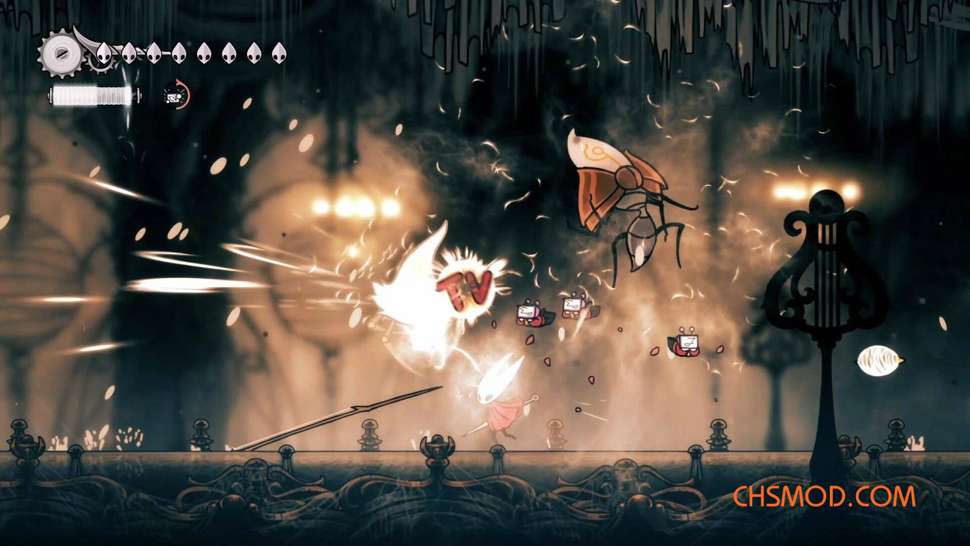 《空洞骑士：丝之歌》三角符文Tenna齿轮蜂MOD