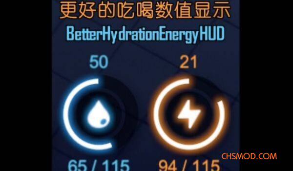 《逃离鸭科夫》吃喝数值可视化MOD