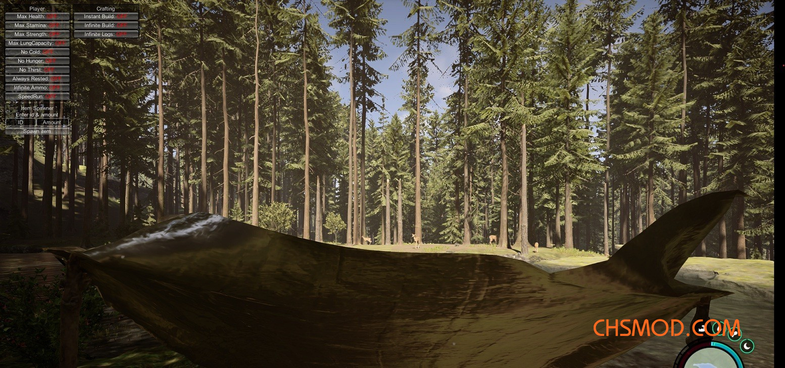 《森林之子》多功能修改菜单MOD