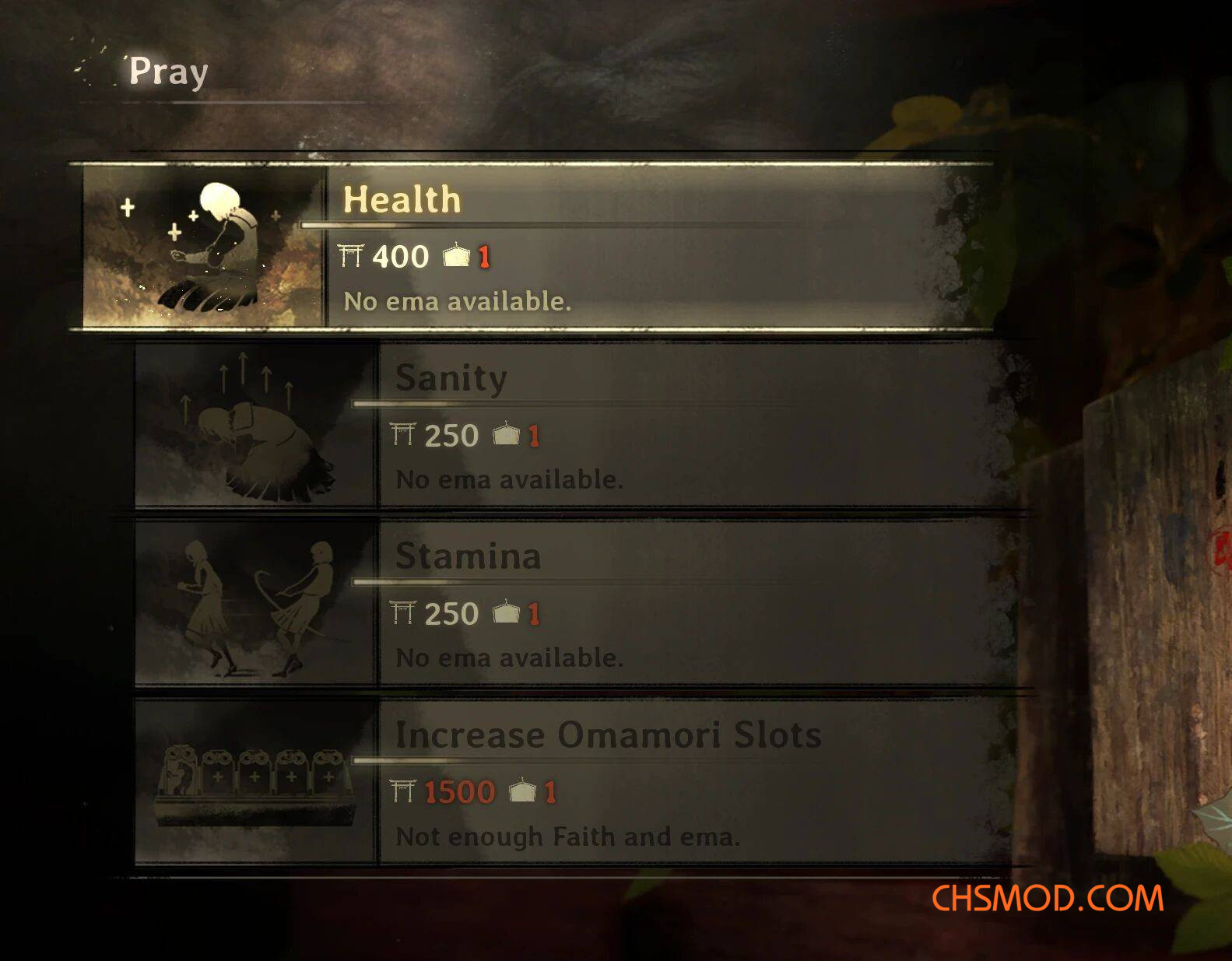 《寂静岭f》降低升级成本MOD