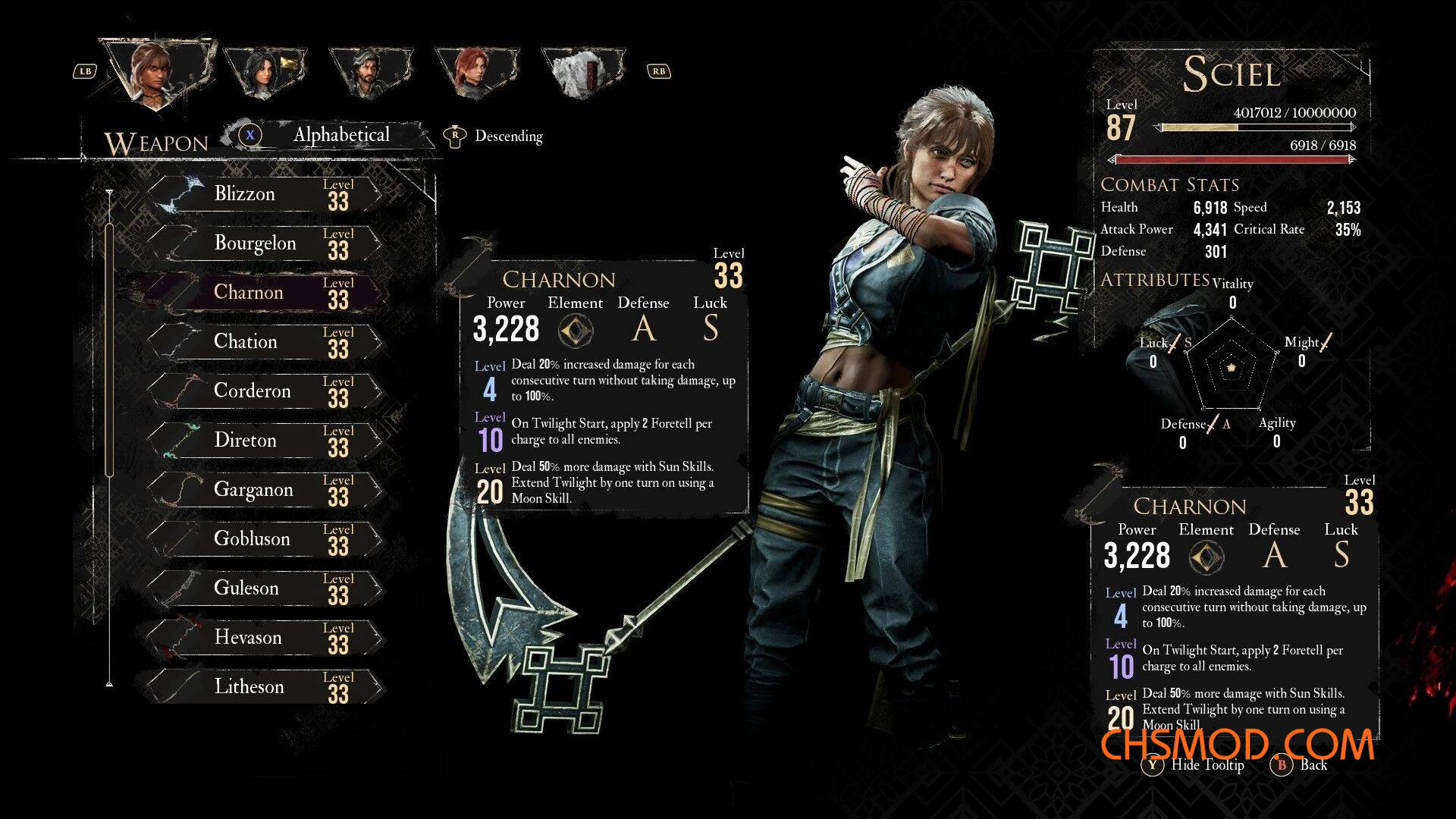 《光与影：33号远征队》武器重新平衡MOD