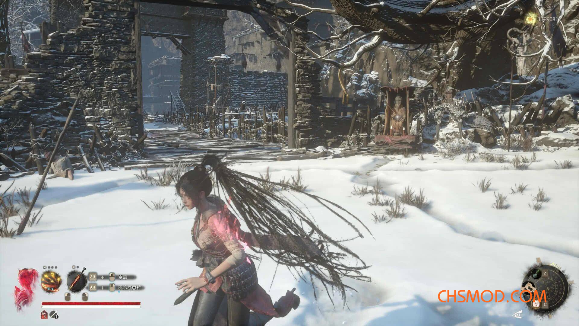 《明末：渊虚之羽》无常的长马尾MOD