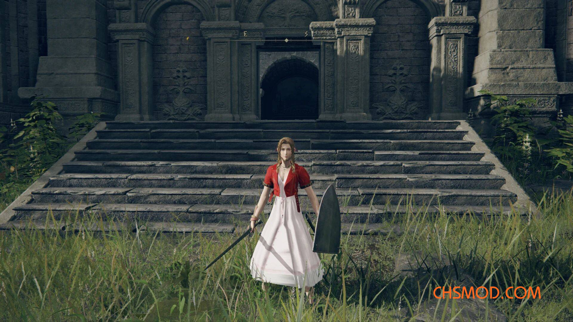 《艾尔登法环》扮演最终幻想7爱丽丝MOD