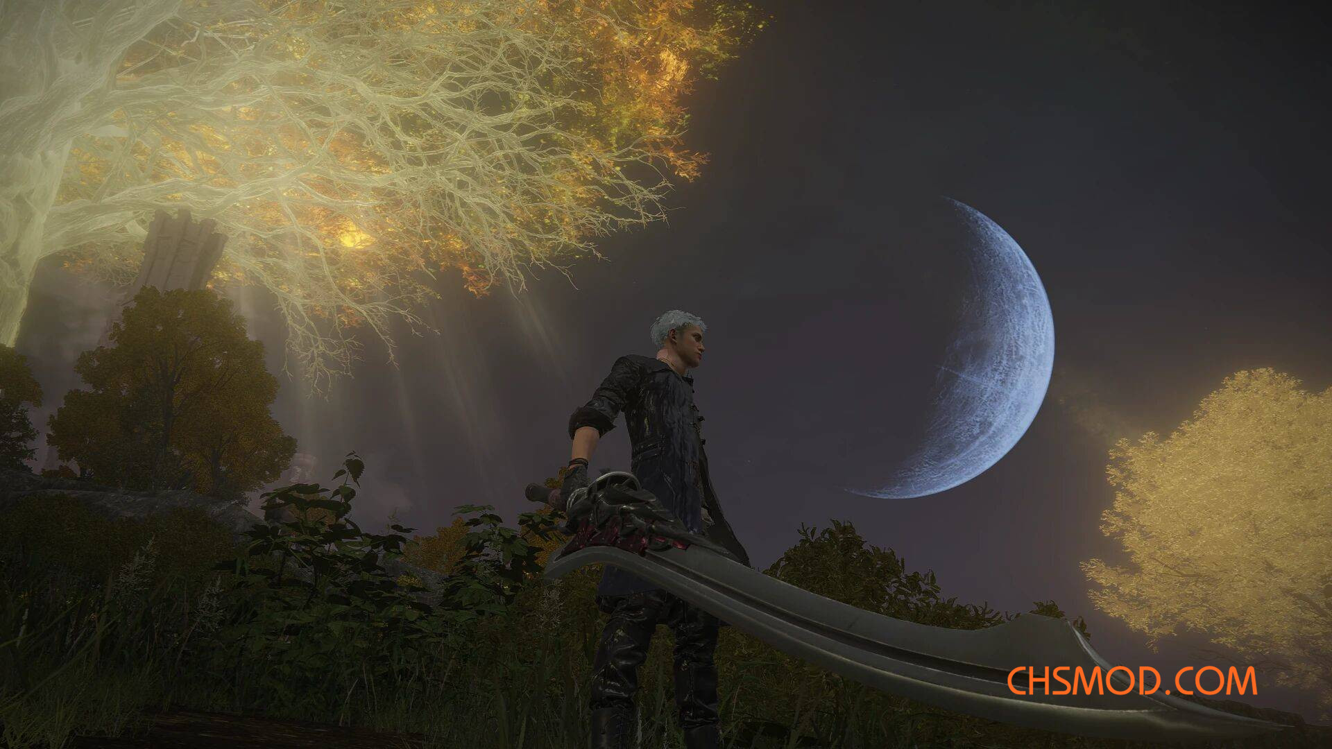 《艾尔登法环》鬼泣绯红女皇MOD