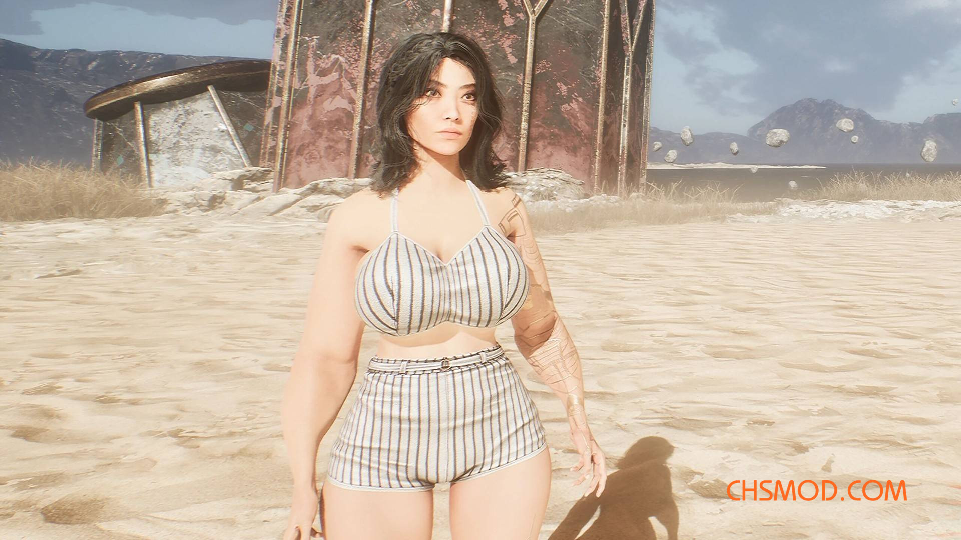 《光与影：33号远征队》吕涅丰满的泳装MOD