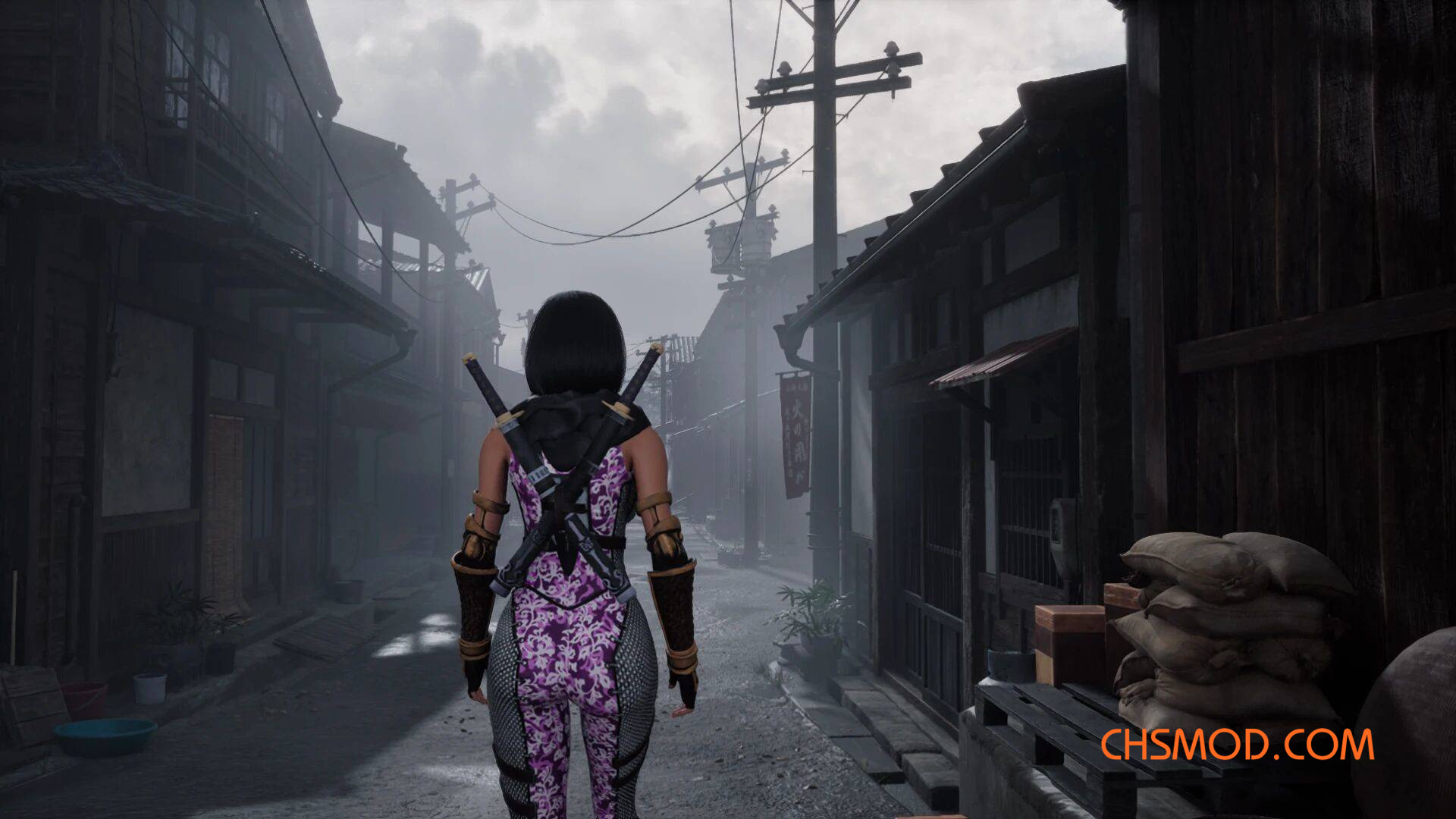 《寂静岭f》雏子的对马岛之魂忍者服装MOD