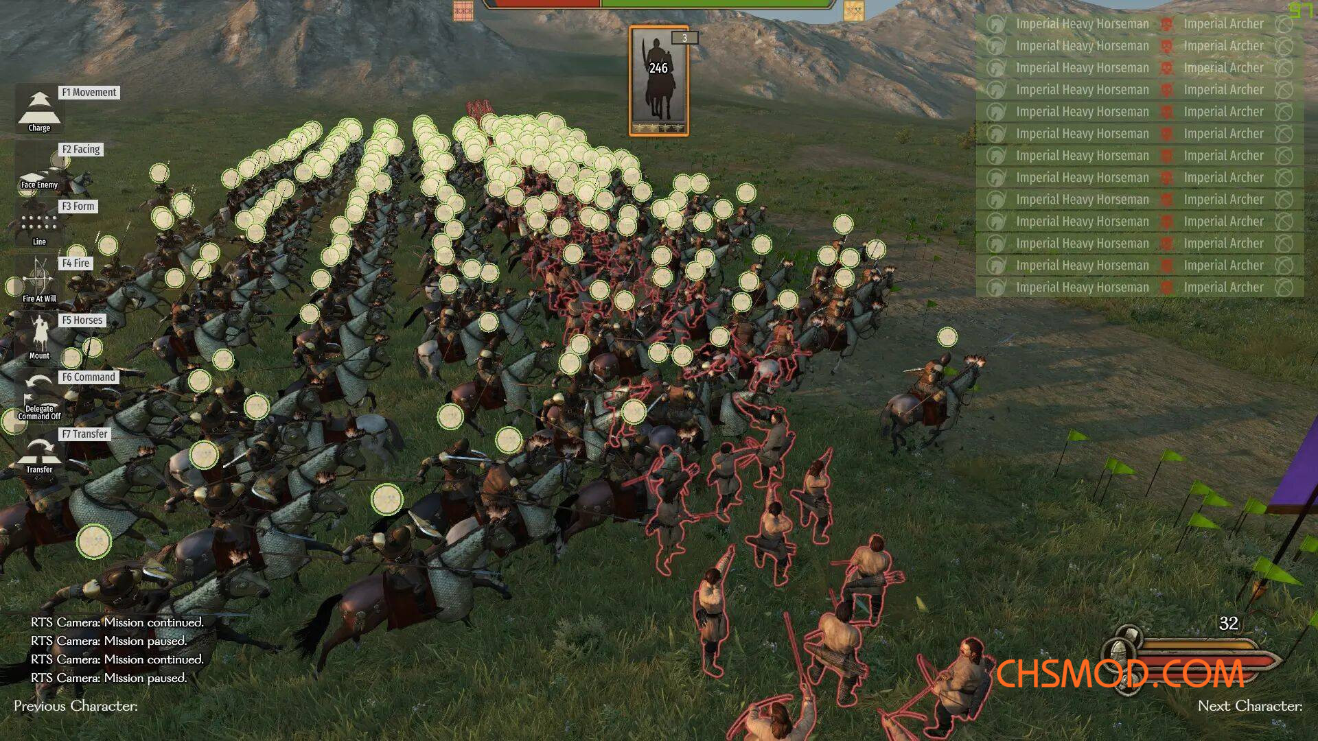 《骑马与砍杀2：霸主》RTS自由视角MOD [支持1.3.4]