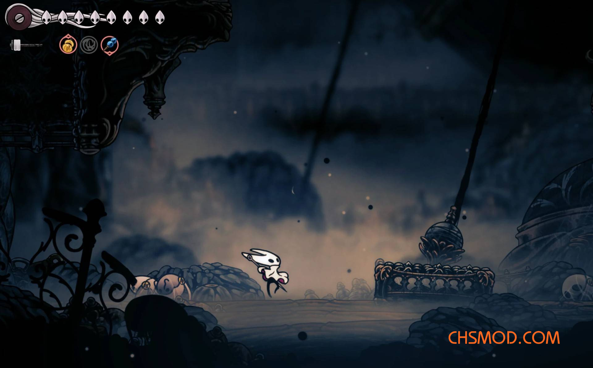 《空洞骑士：丝之歌》大黄蜂的苍白斗篷MOD