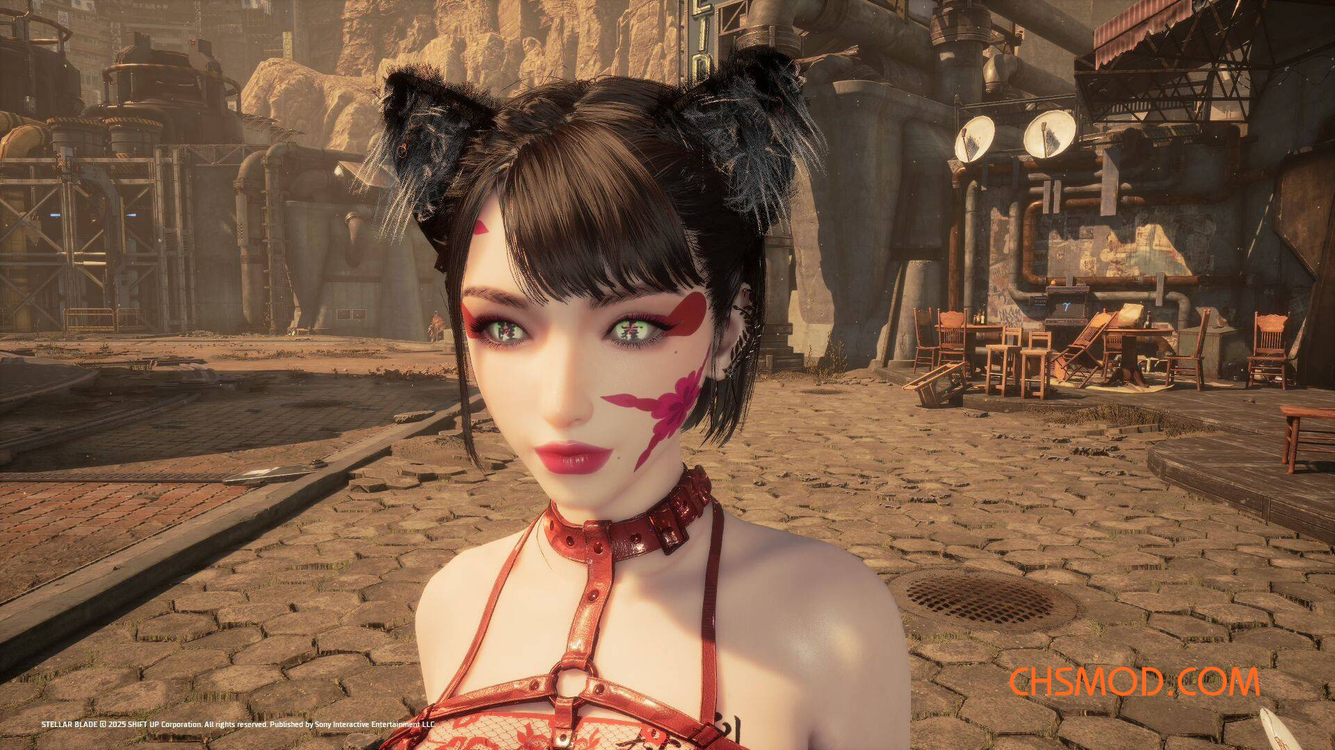 《剑星》伊芙的鬼灭之刃堕姫妆容MOD