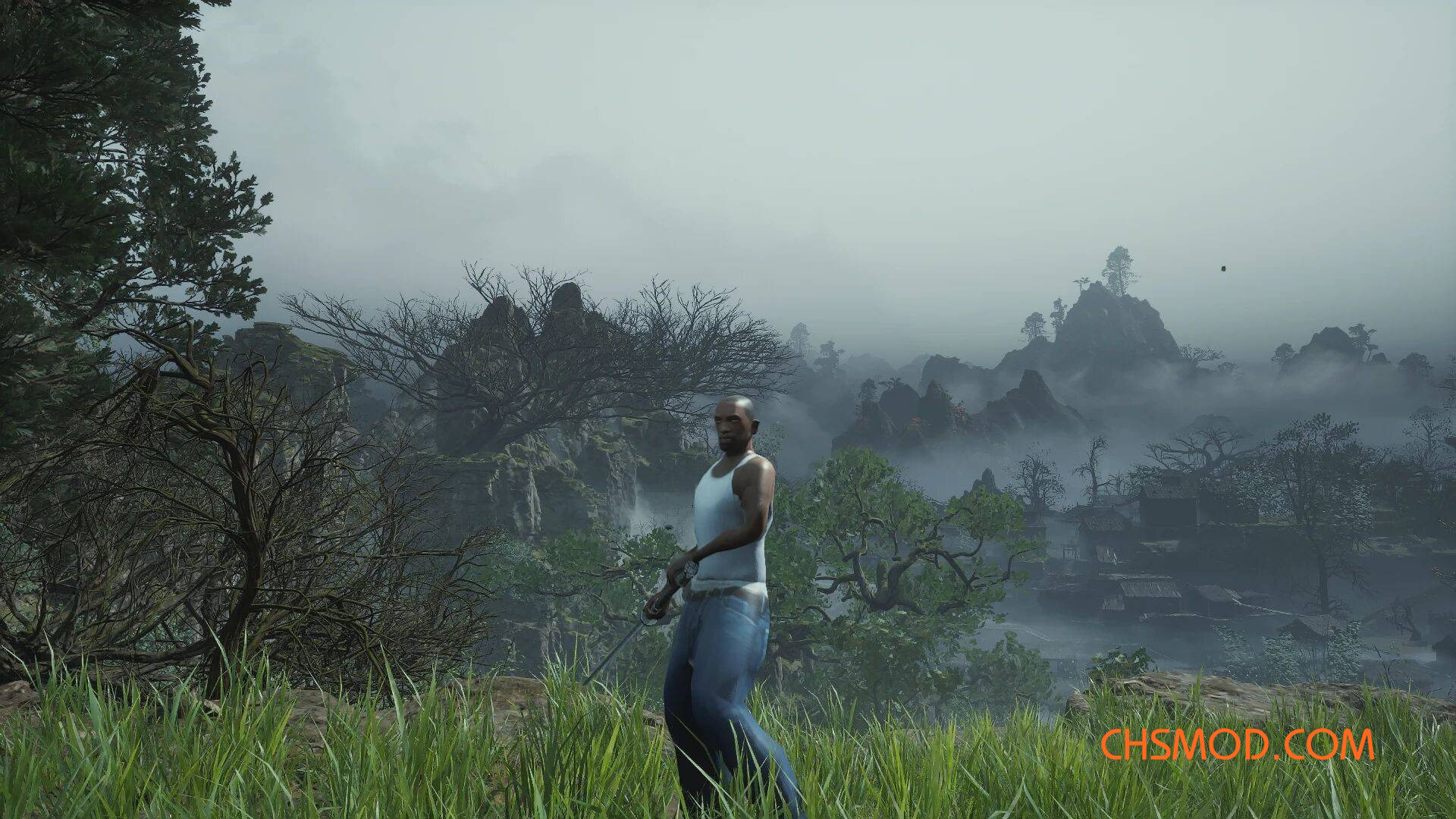 《明末：渊虚之羽》侠盗猎车手卡尔·约翰逊替换无常MOD