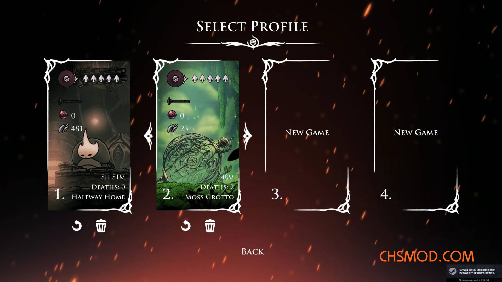 《空洞骑士：丝之歌》丝歌死亡计数器MOD