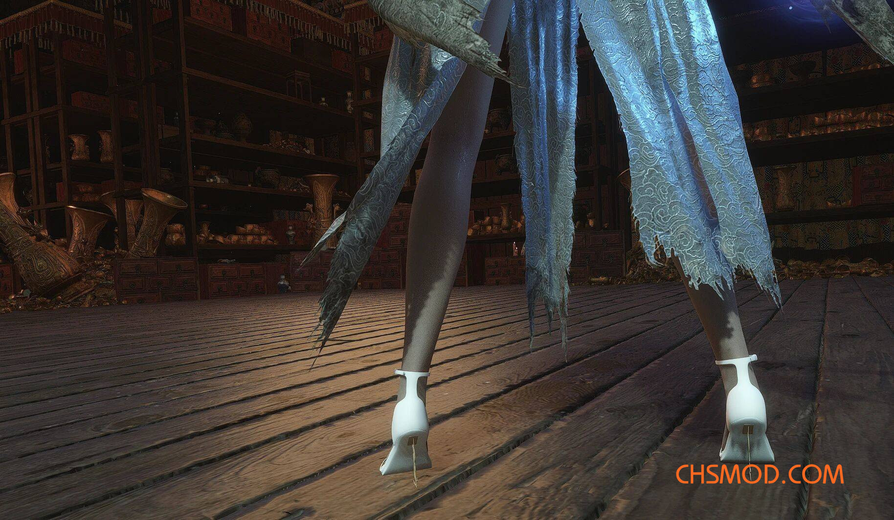 《明末：渊虚之羽》圣罗兰凉鞋MOD