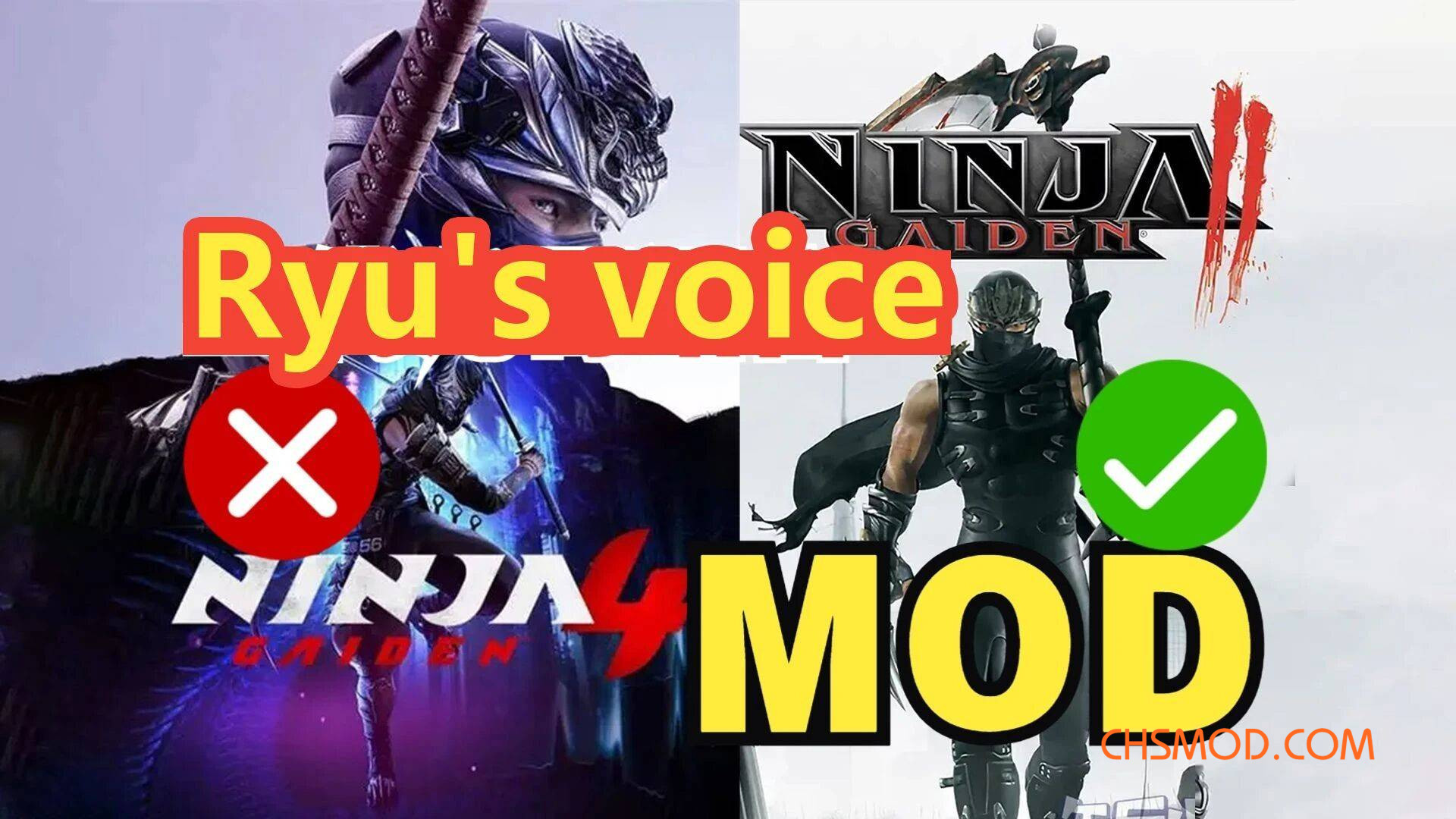 《忍者龙剑传4》忍龙2语音MOD