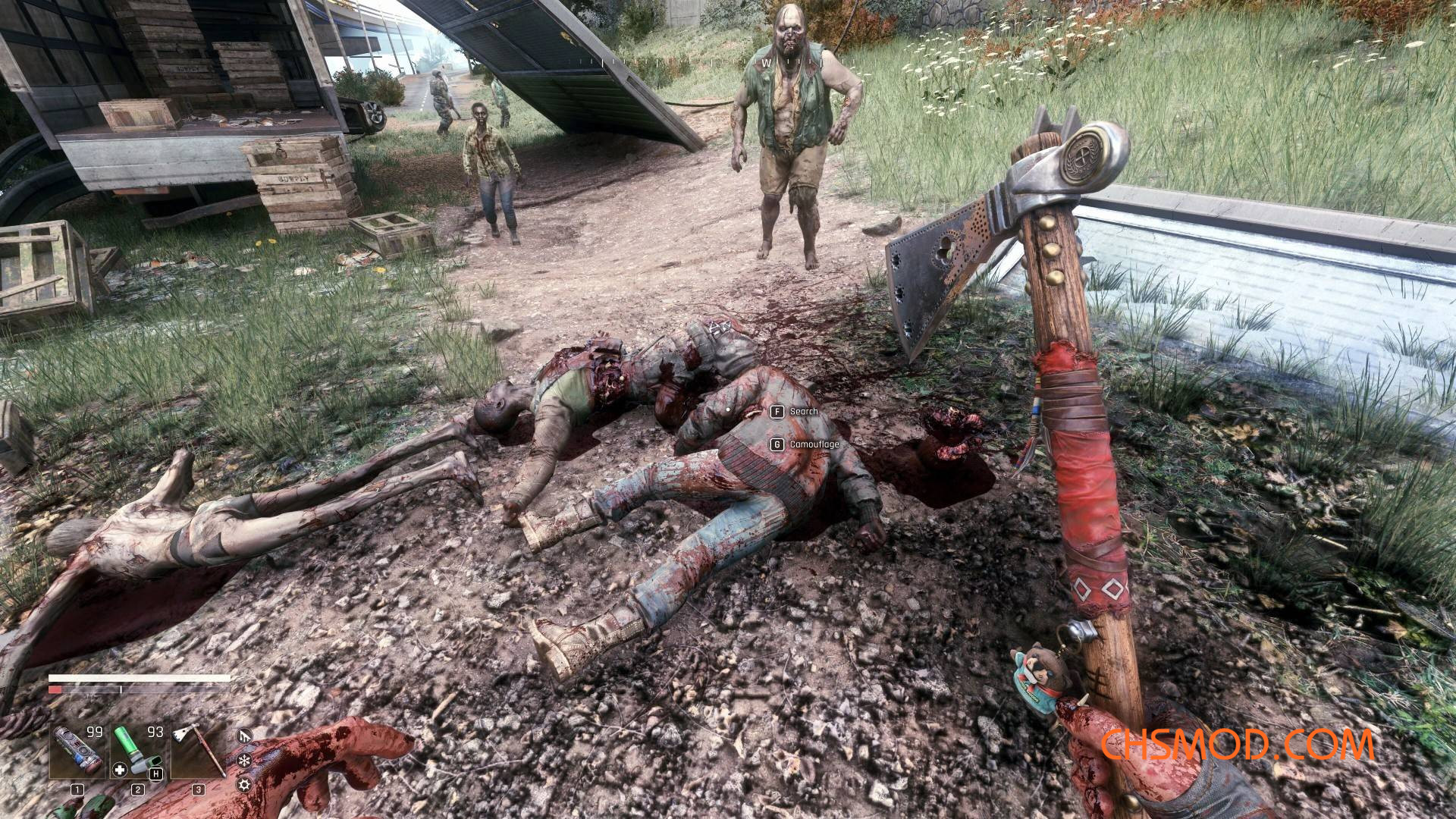 《消逝的光芒：困兽》移除武器上的血迹MOD