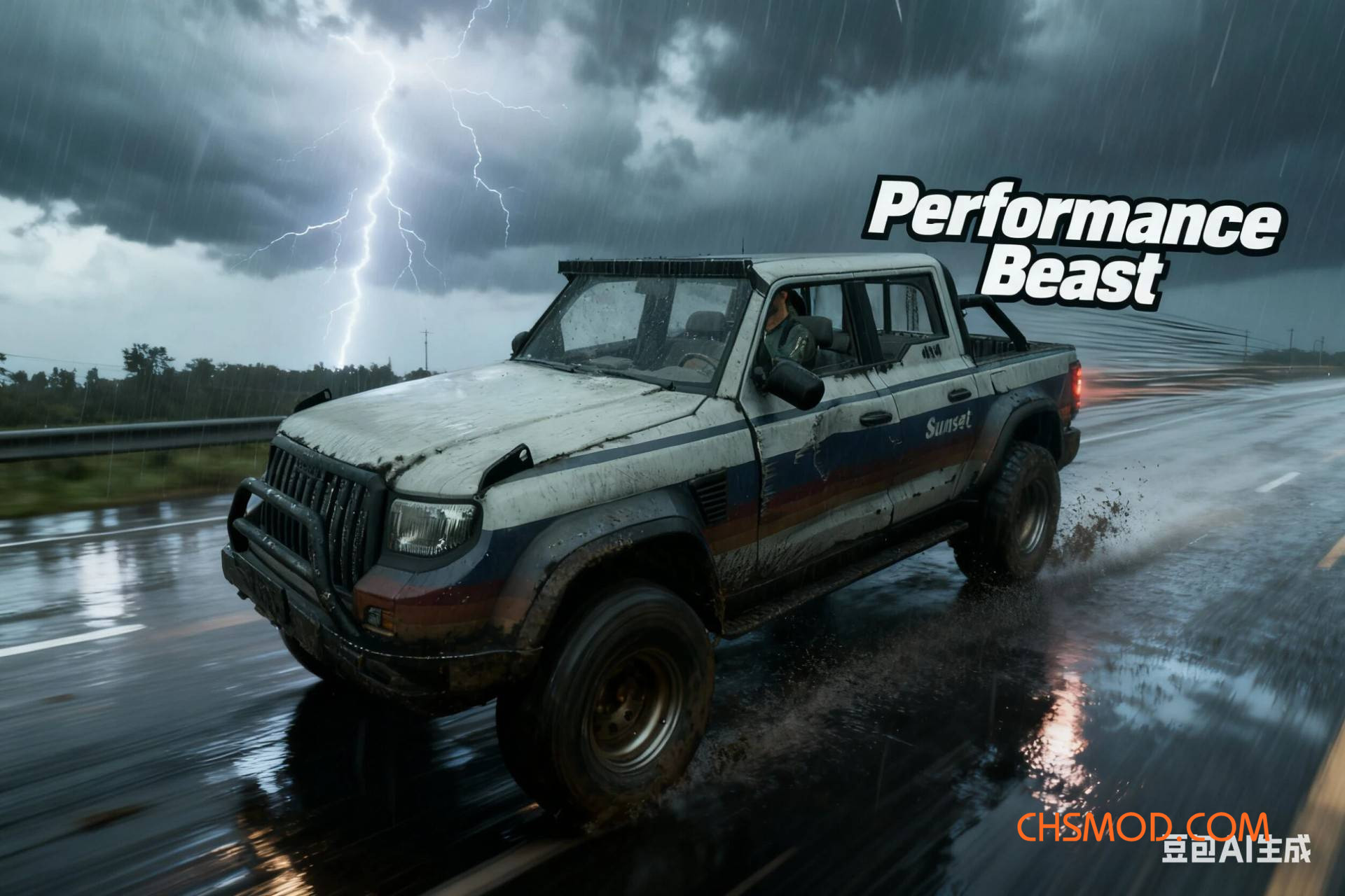 《消逝的光芒：困兽》野兽皮卡MOD