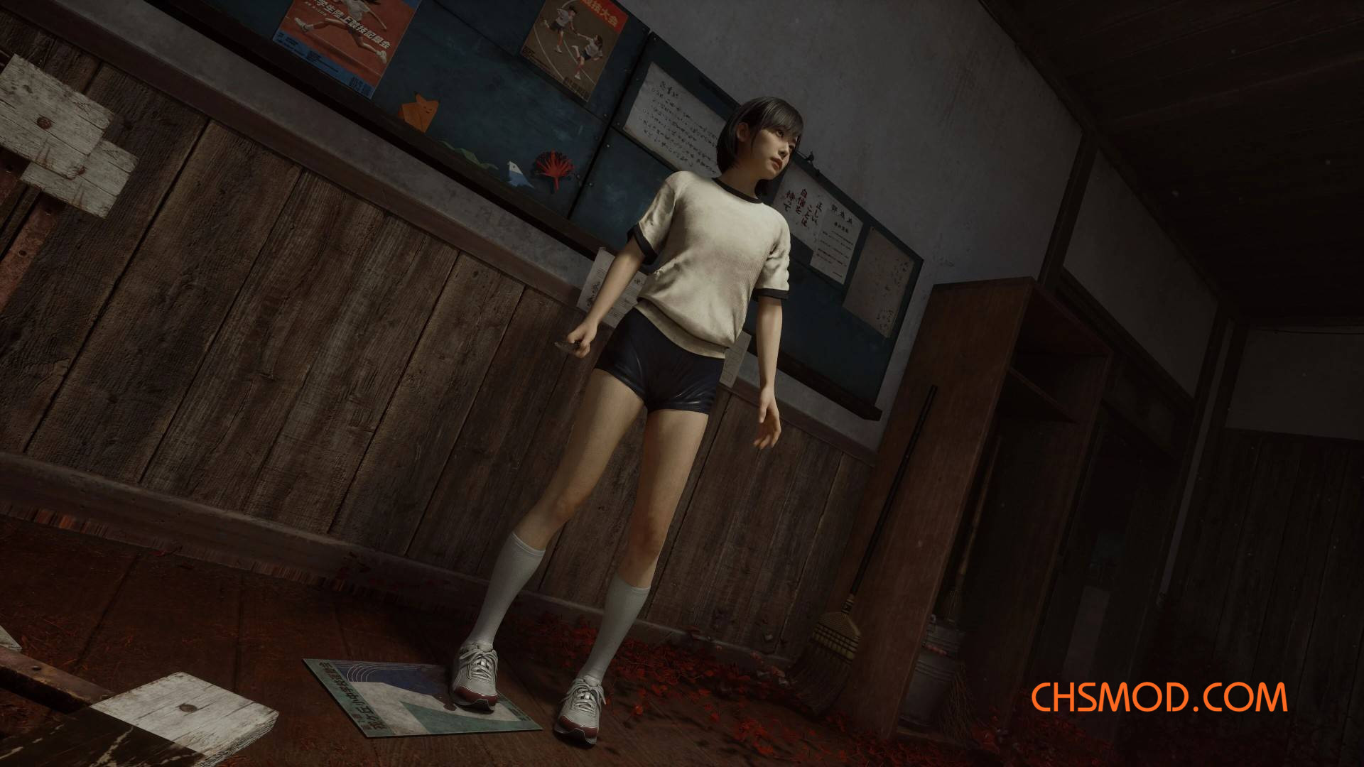 《寂静岭f》雏子的超短体操服MOD