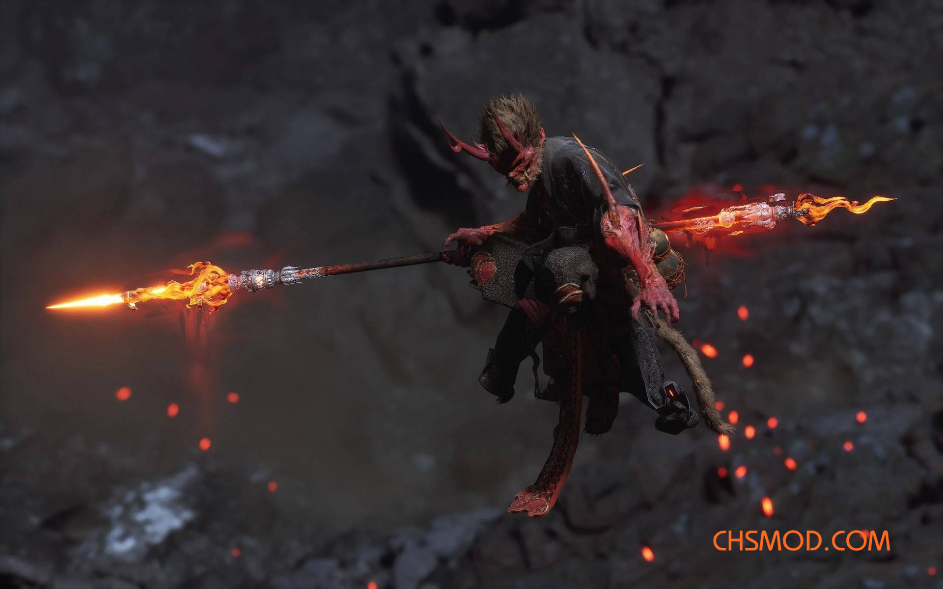 《黑神话：悟空》红孩儿火尖枪MOD