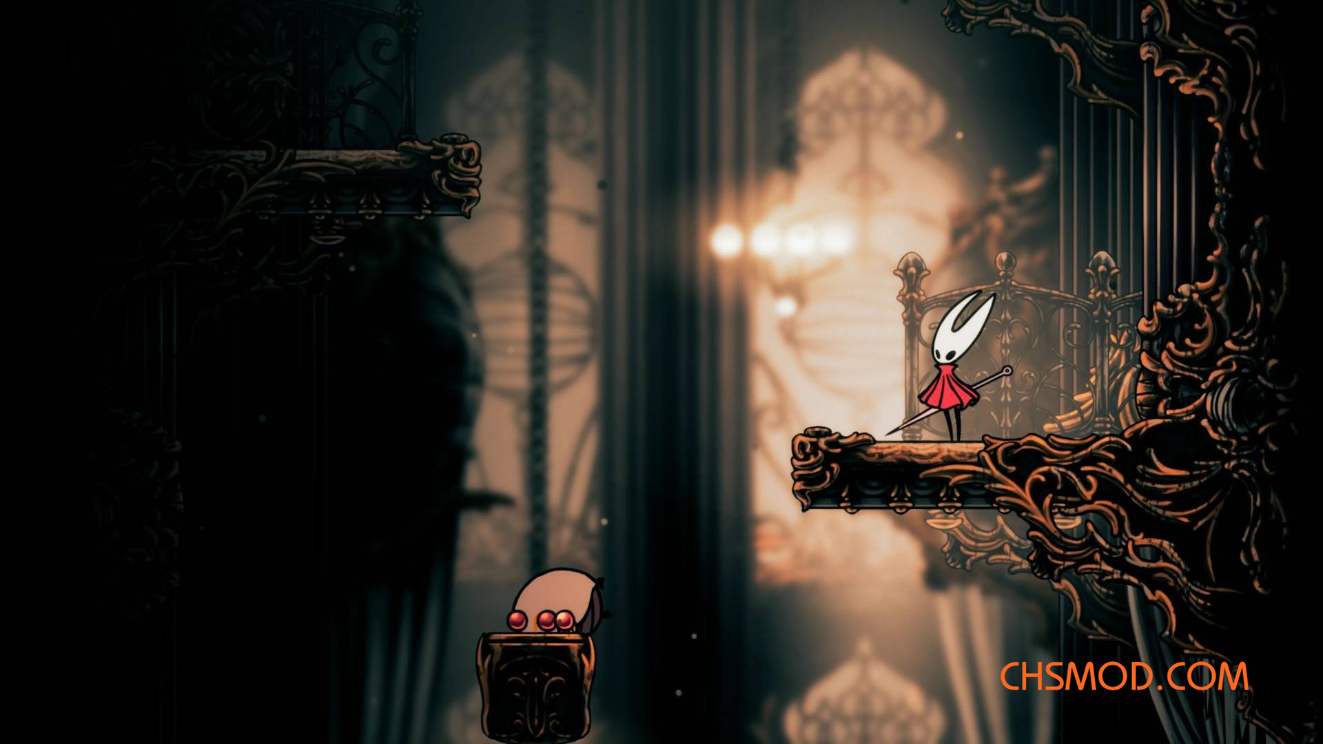 《空洞骑士：丝之歌》改进的模糊背景MOD