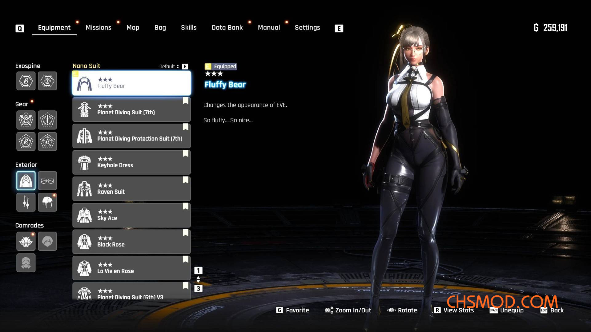 《剑星》替换毛绒熊和粉红熊服装MOD