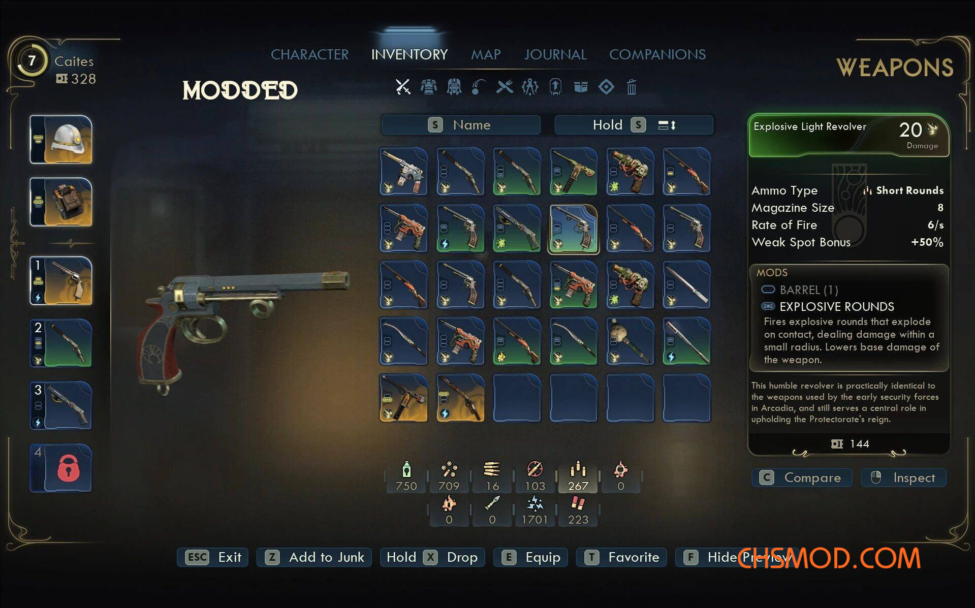 《天外世界2》库存UI调整MOD