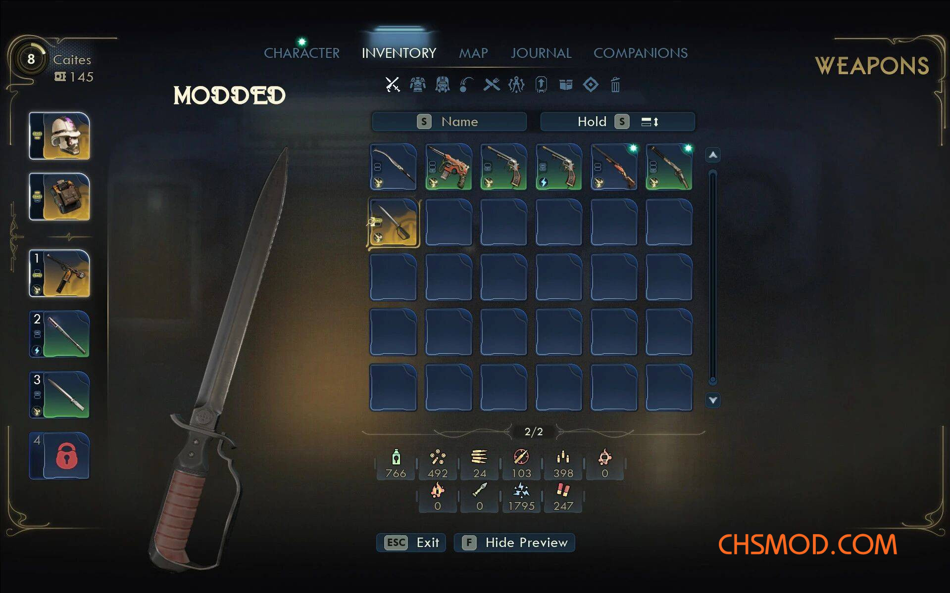 《天外世界2》库存UI调整MOD