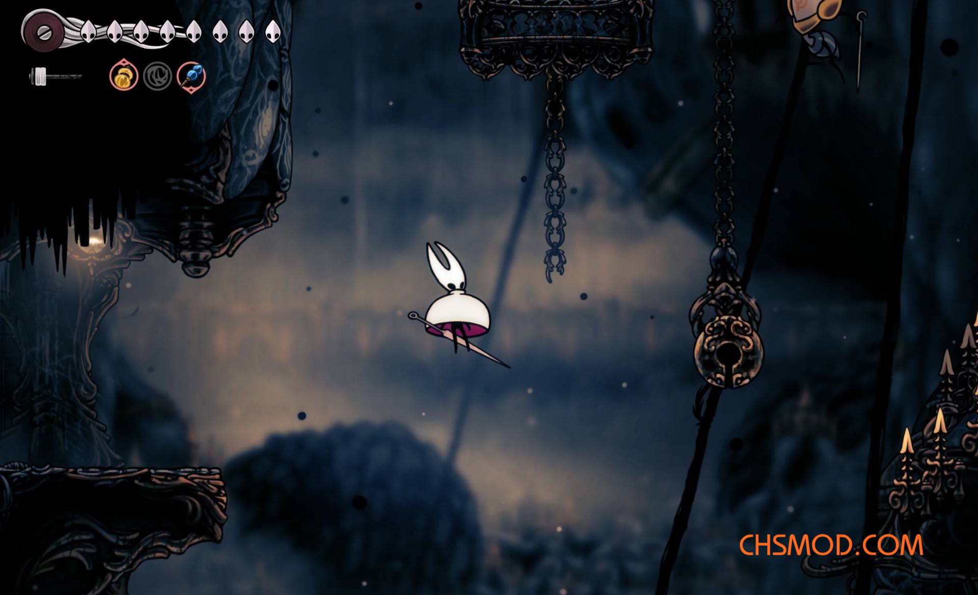 《空洞骑士：丝之歌》大黄蜂的苍白斗篷MOD