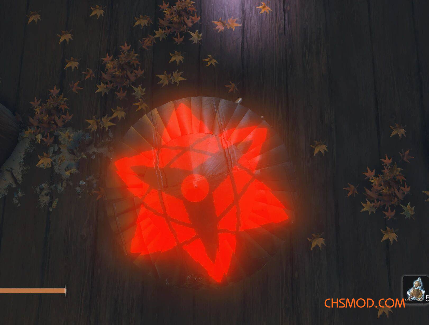 《只狼：影逝二度》万花筒写轮眼伞MOD