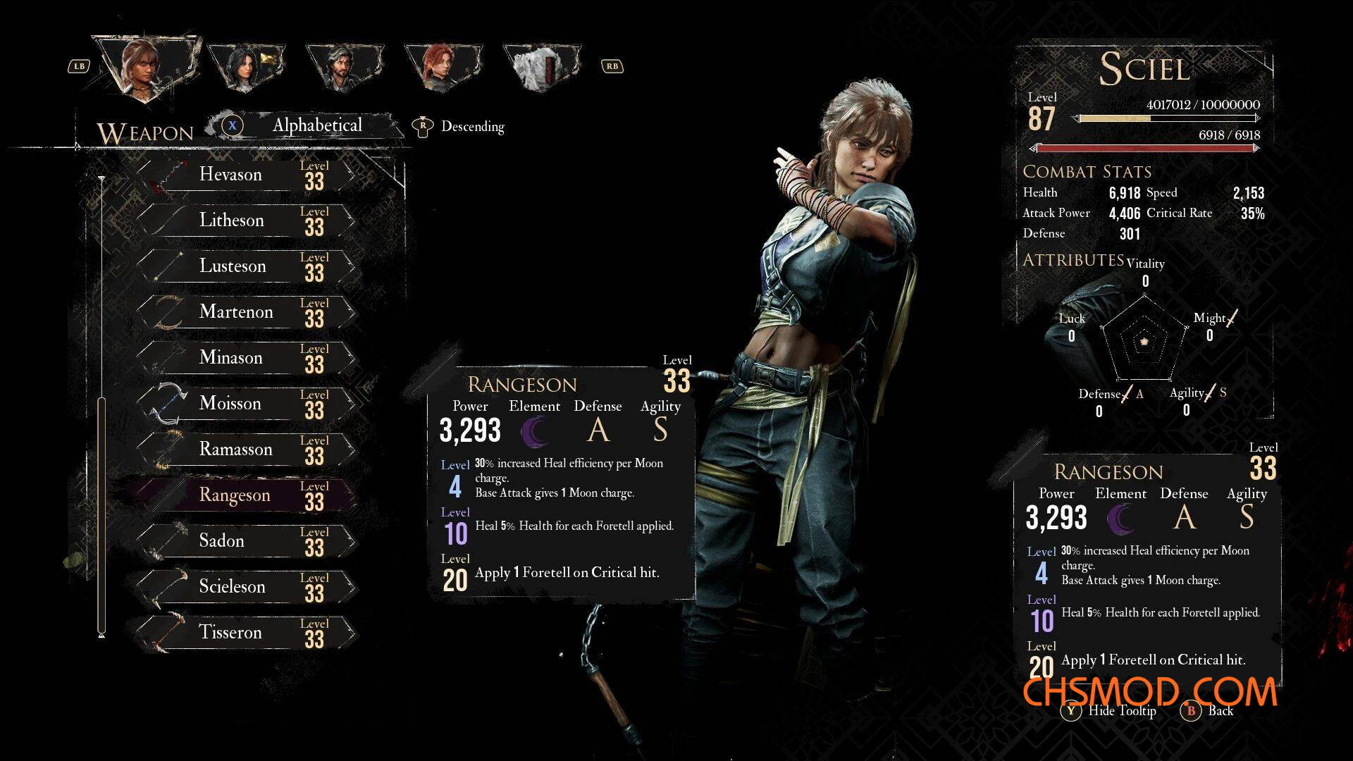 《光与影：33号远征队》武器重新平衡MOD